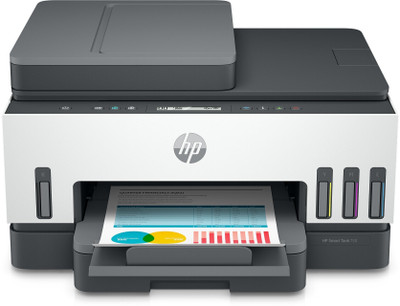 Smart Tank 750 All-in-One Duplex Wifi High Capacity Inktank Multi-function WiFi Color Inkjet Printer (Color Page Cost: 0.2 Rs. | Black Page Cost: 0.1 Rs. | Borderless Printing) Print, Copy & Scan, Aut