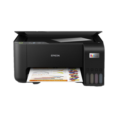L3210 Multi-function Color Ink Tank Printer (Color Page Cost: 0.33 Rs. | Black Page Cost: 0.09 Rs. | Borderless Printing) Print, Copy & Scan, Up to 10 IPM Mono / 5 IPM Color, Yield: Up to 4,500 Black 