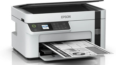 Epson EcoTank M2120 All-in-One InkTank WiFi Printer Multi-function WiFi Monochrome Inkjet Printer(Ink Bottle)