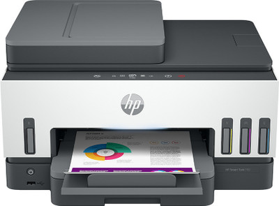 HP Smart Tank 790 All-in-One Duplex Wifi High Capacity Inktank Multi-function WiFi Color Ink Tank Printer with Voice Activated Printing Google Assistant and Alexa (Borderless Printing) for Print/Copy/Scan with ADF and FAX (Up to 12000 Black, 8000 Colour pages of ink in box)(1 Ink Bottle Included)