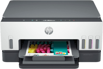 HP Smart Tank 720 Printer Single Function WiFi Color Inkjet Printer(Toner Cartridge, 1 Ink Bottle Included)
