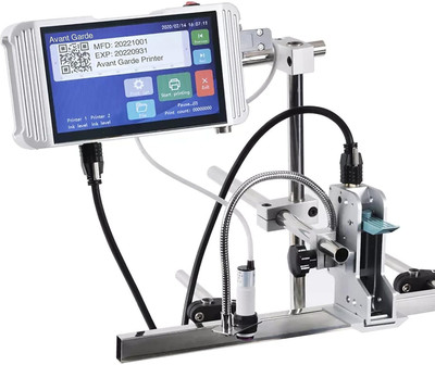 Mahadeva Enterprises TIJ Thermal Inkjet Printer with Stand Single Function Monochrome Inkjet Printer(Ink Cartridge)