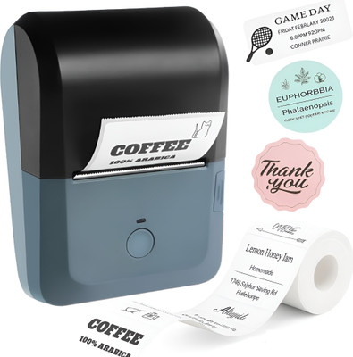 BRONTIX Bluetooth Thermal Printer|Upto 2 inch Print|Price tag Machine | Sticker Printer Single Function Monochrome Label Printer(Label Roll)