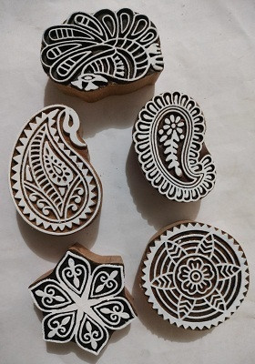 sharma handcraft tag040 Printing Blocks(Pack of 5)