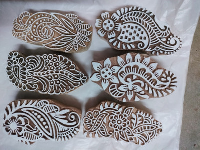 sharma handcraft tag011 Printing Blocks(Pack of 5)