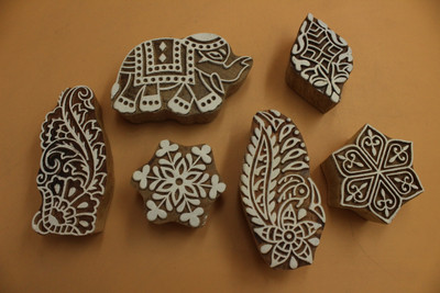 jaipurkala D00110 Printing Blocks(Pack of 6)
