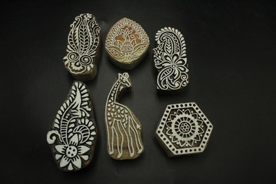 jaipurkala D00217 Printing Blocks(Pack of 6)