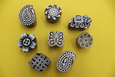 jaipurkala D0058 Printing Blocks(Pack of 8)