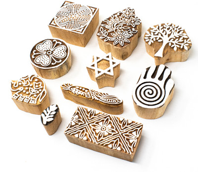 Hashcart IK-BLK-SET10-204 Printing Blocks(Pack of 10)