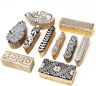 Hashcart IK-BLK-SET10-351 Printing Blocks(Pack of 10)