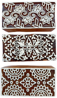 skart wooden printing blocks stamp266 Printing Blocks(Pack of 3)