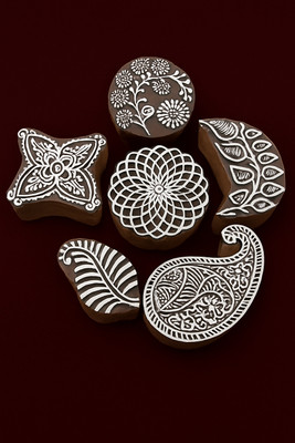 Reniq WOODBLOCK-06 Printing Blocks(Pack of 6)