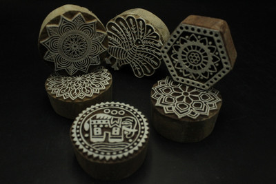 jaipurkala D00214 Printing Blocks(Pack of 6)