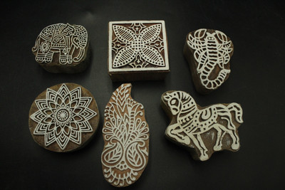 jaipurkala D00227 Printing Blocks(Pack of 6)