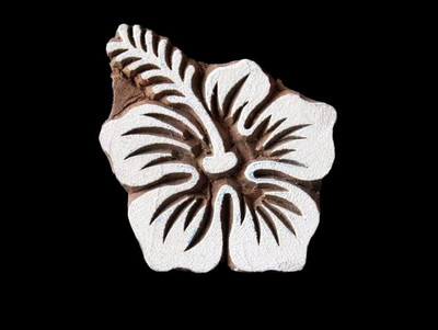 Neelam Art Handmade Floral Craft Printing Block Stamps Printing Blocks Printing Blocks(Pack of 1)