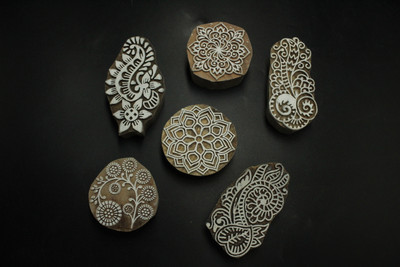 jaipurkala D0077 Printing Blocks(Pack of 7)