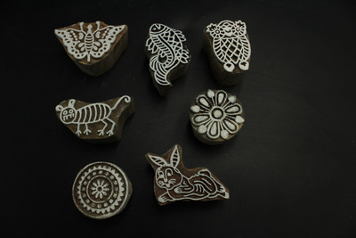 jaipurkala FWB 9 Printing Blocks(Pack of 7)
