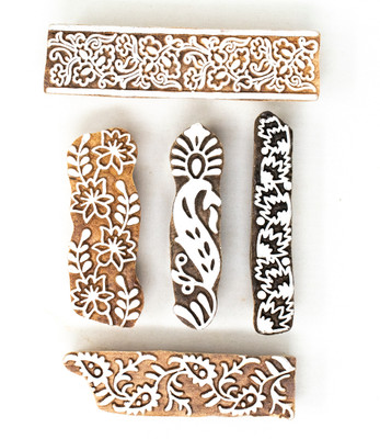 HandCarved IK-BLK-SET5-132 Printing Blocks(Pack of 5)