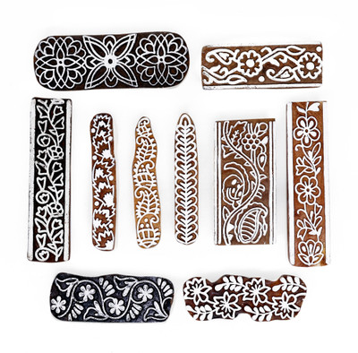 Hashcart IK-BLK-SET10-319 Printing Blocks(Pack of 10)