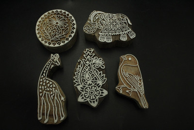 jaipurkala D00222 Printing Blocks(Pack of 5)