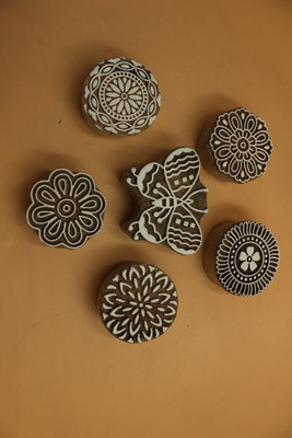 jaipurkala TXS124 Printing Blocks(Pack of 6)