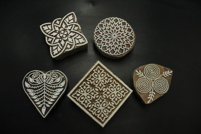 jaipurkala D0090 Printing Blocks(Pack of 5)