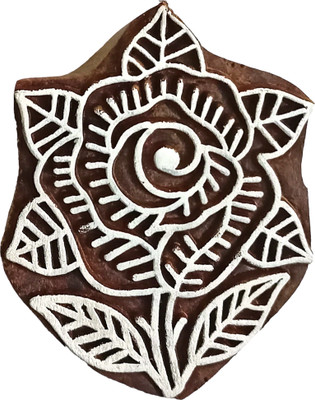 Kraftwala Handcrafted Wooden Printing Stamp for DIY Crafts and Scrapbooking Printing Blocks(Pack of 1)