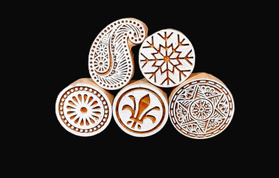 RB Exports ( Set of 5 ) Printing Blocks(Pack of 5)