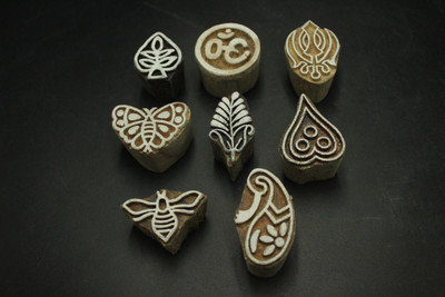 jaipurkala D0013 Printing Blocks(Pack of 8)
