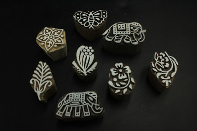 jaipurkala FWB 7 Printing Blocks(Pack of 8)
