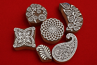 Reniq HANDMADE-06 Printing Blocks(Pack of 6)