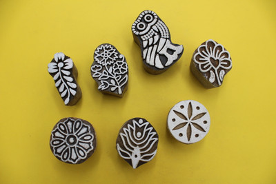 jaipurkala D0057 Printing Blocks(Pack of 7)