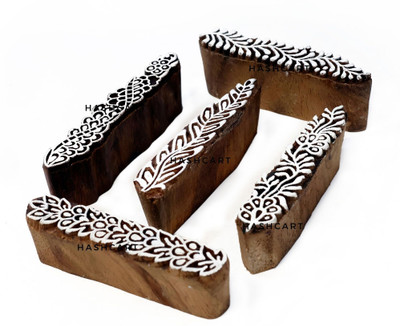 HandCarved IK-BLK-SET5-202 Printing Blocks(Pack of 5)
