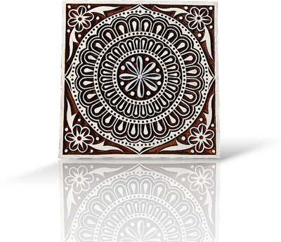 Krafts officially Shisham Wooden Block ( Deep Carved ) 639018 High quality product Printing Blocks(Pack of 1)