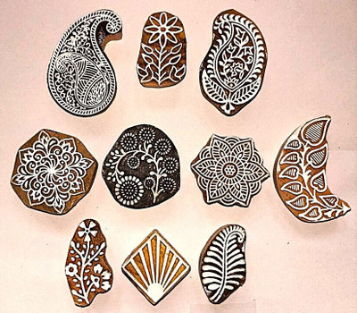 illuminatefirst WOOD BLOCK HASHTAG 1931 Printing Blocks(Pack of 10)