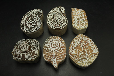 jaipurkala D00169 Printing Blocks(Pack of 6)