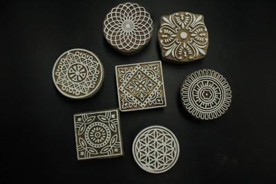 jaipurkala D0076 Printing Blocks(Pack of 7)