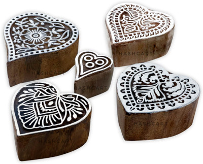 HandCarved IK-BLK-SET5-236 Printing Blocks(Pack of 5)