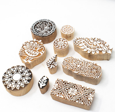 Hashcart IK-BLK-SET10-374 Printing Blocks(Pack of 10)