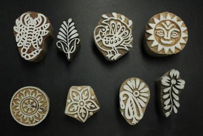 jaipurkala D008 Printing Blocks(Pack of 8)
