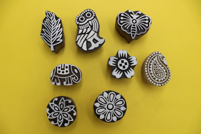 jaipurkala D0060 Printing Blocks(Pack of 8)