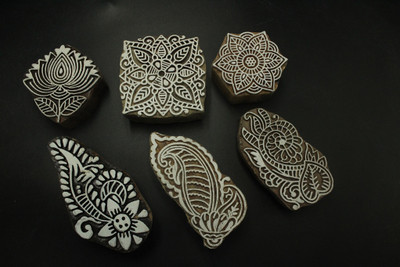 jaipurkala D00228 Printing Blocks(Pack of 6)