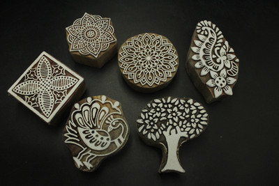 jaipurkala D00203 Printing Blocks(Pack of 6)