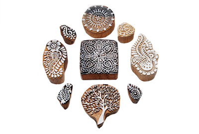 illuminatefirst HANDMADE KRAFT 3.0 CHAP01 Printing Blocks(Pack of 9)