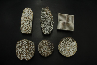 jaipurkala D0096 Printing Blocks(Pack of 6)