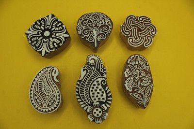 jaipurkala wooden print Printing Blocks(Pack of 6)
