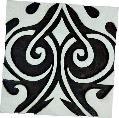 As Woodenblock Unique Design wooden block for Textiles Printing and Decoration/Tattoo/Textile Printing Blocks(Pack of 1)