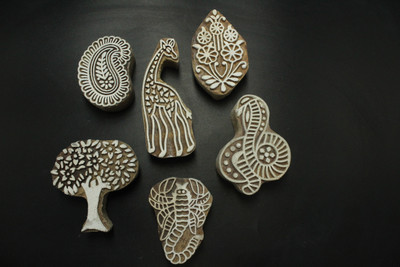 jaipurkala D0085 Printing Blocks(Pack of 6)
