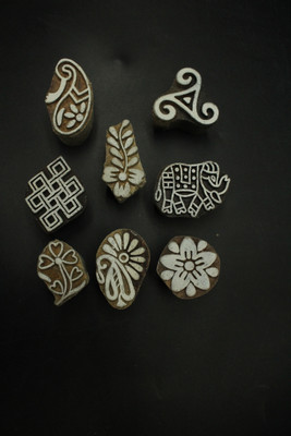 jaipurkala D0019 Printing Blocks(Pack of 8)