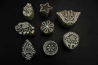 jaipurkala FWB 4 Printing Blocks(Pack of 8)